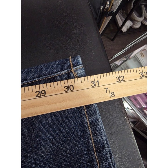 Seven7 Jeans Size 10 Loose Straight Mid Rise Denim Blue Jeans Pre-owned - Picture 4 of 16